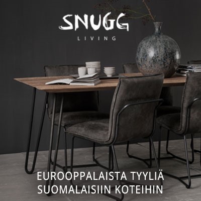 SNUGG living Kestävää tyyliä – huonekalut ja sisustustuotteet huolettomaan luksukseen